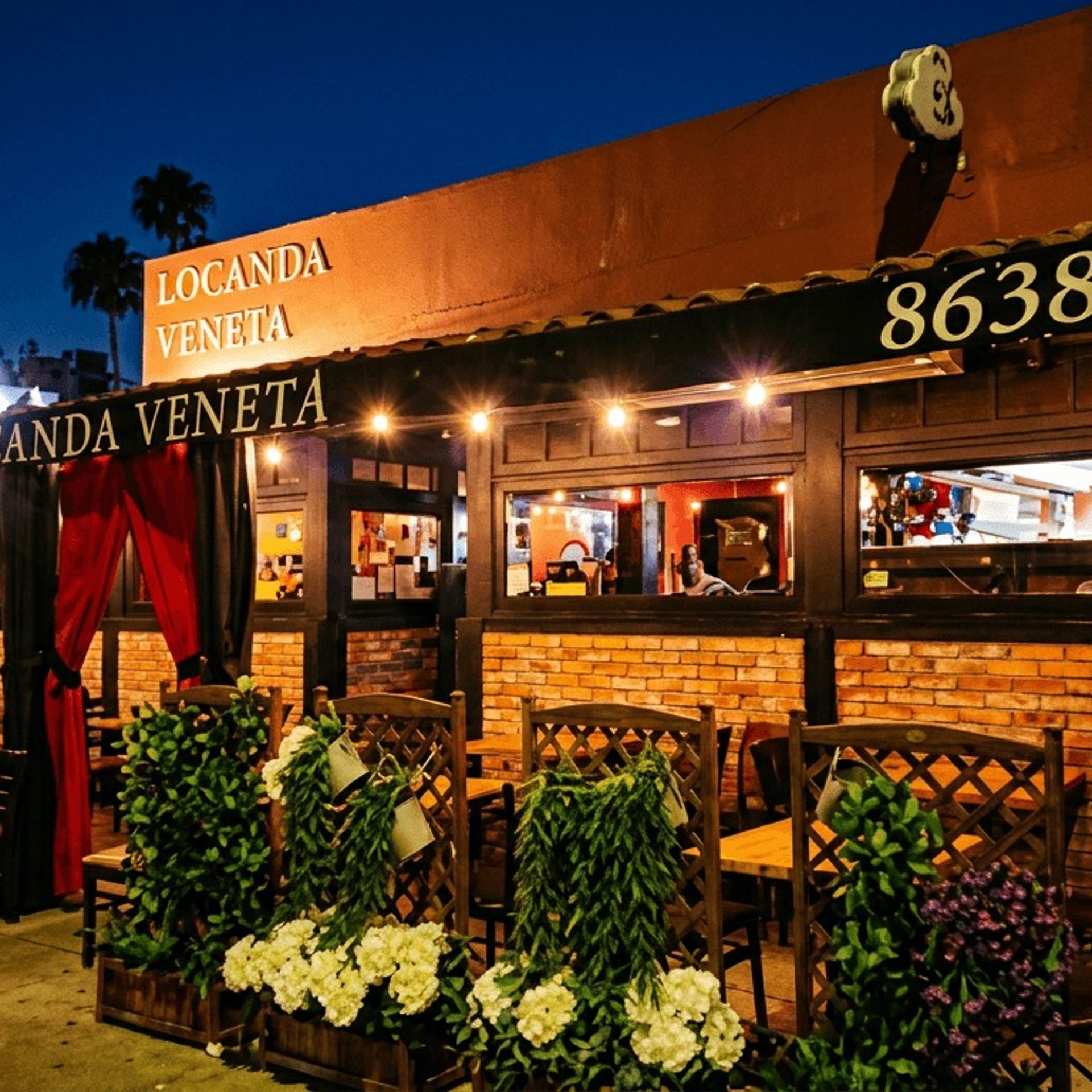 The patio and dining room