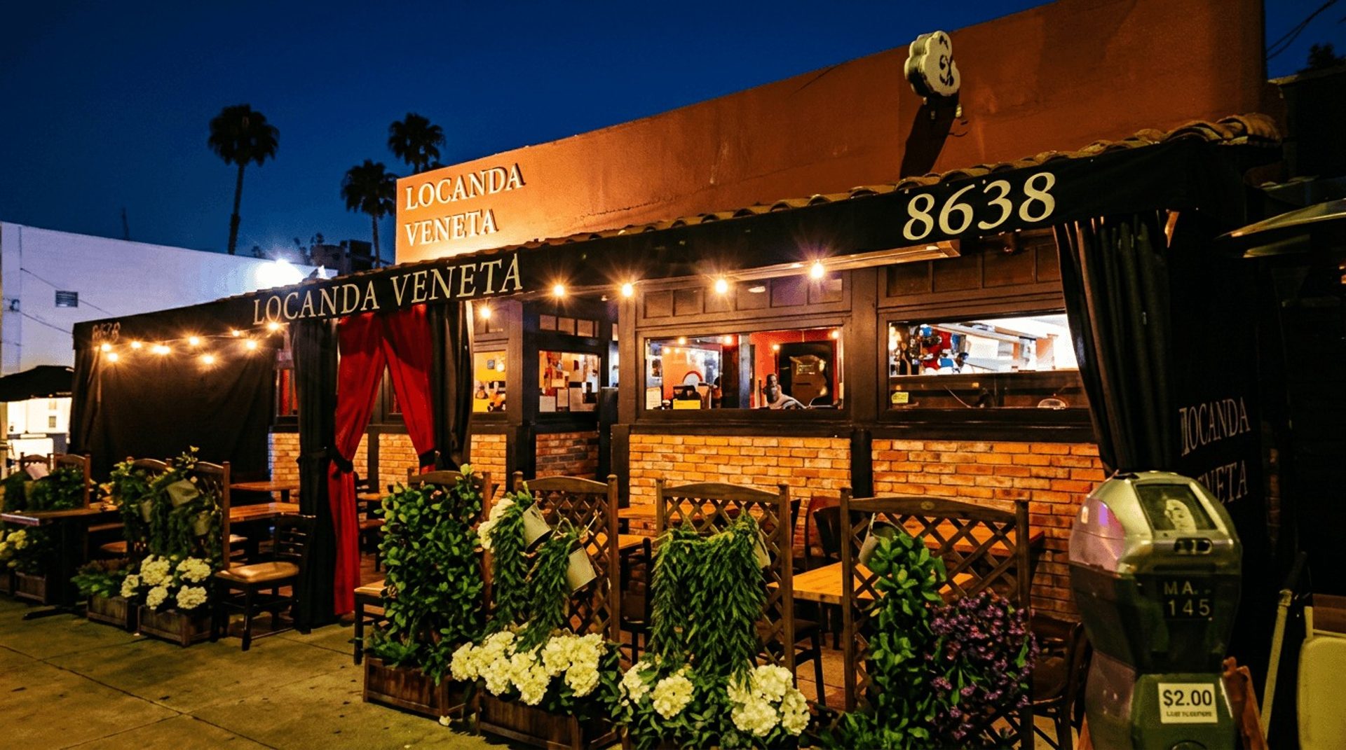 The patio and dining room