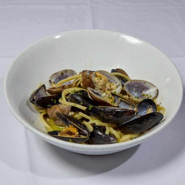 Linguini alla Pescatora.
