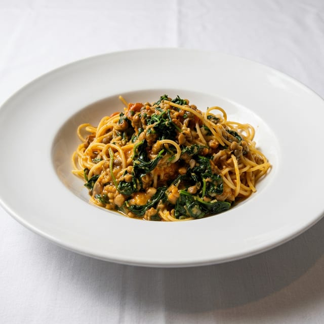 Spaghetti e Lenticchie.