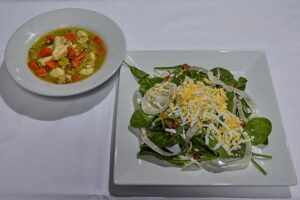 Spinach Salad-Lunch
